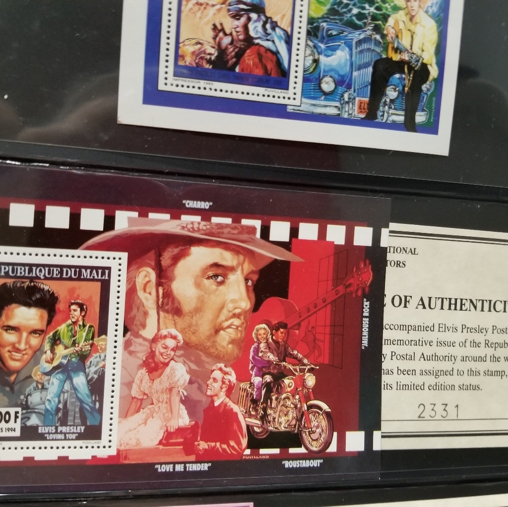 Set of 7 Elvis Stamps - Picture 7 of 8